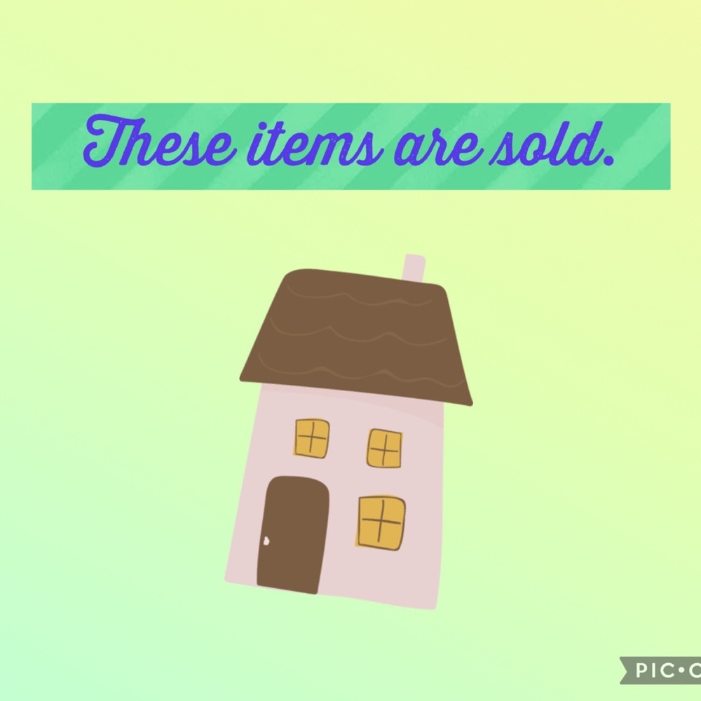 These items are sold.